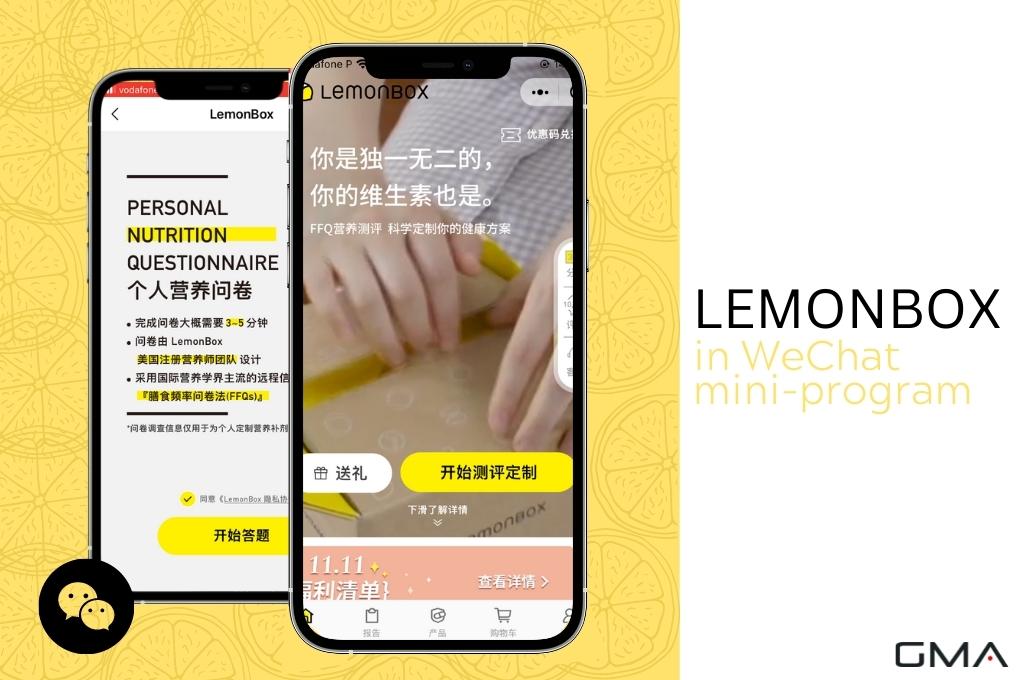 Weight-loss supplements market in China: Lemonbox on WeChat