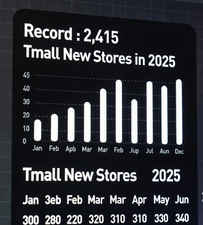 Record : 2,415 Tmall New Stores in 2025